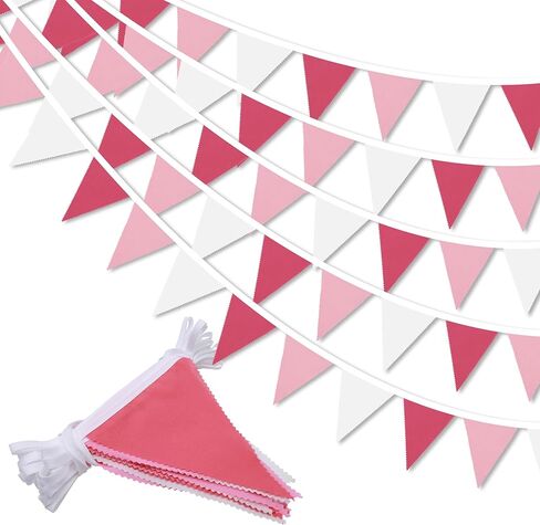 33 ft Orange Green Brown Pennant Banner,Flag Triangle Bunting Garland Decor,Hanging Triangle Banner,for Betrothal Day,Wedding,Birthday,Baby Shower,Graduation(Orange Green Brown Pennant Banner) in Saudi Arabia