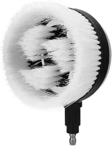 White Drill Scrub Brush Car Pressure Washer Rotating Brush With Soft Surface For Cleaning Painted Vehicles Boats Flat Window Glass Stucco, Power Tool Accessories in Saudi Arabia