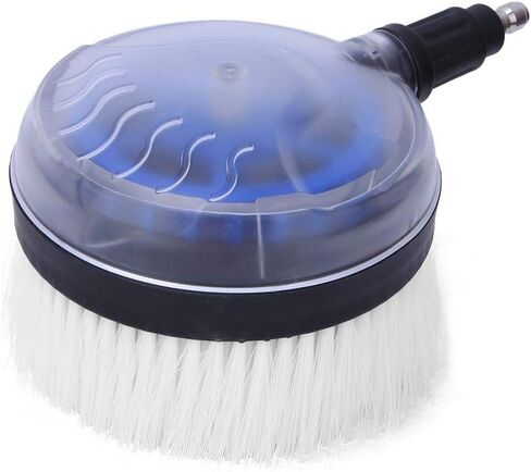 White Drill Scrub Brush Car Pressure Washer Rotating Brush With Soft Surface For Cleaning Painted Vehicles Boats Flat Window Glass Stucco, Power Tool Accessories in Saudi Arabia