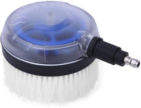 White Drill Scrub Brush Car Pressure Washer Rotating Brush With Soft Surface For Cleaning Painted Vehicles Boats Flat Window Glass Stucco, Power Tool Accessories in Saudi Arabia