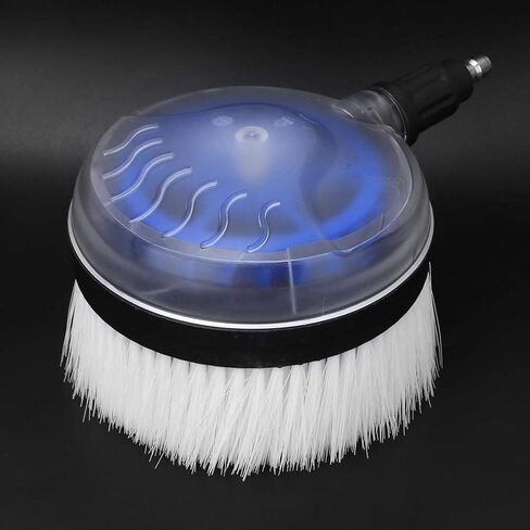 White Drill Scrub Brush Car Pressure Washer Rotating Brush With Soft Surface For Cleaning Painted Vehicles Boats Flat Window Glass Stucco, Power Tool Accessories in Saudi Arabia