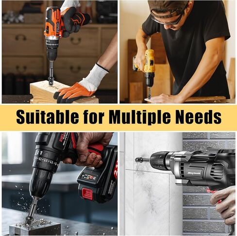 Supkiir 20Pcs 3/8 Impact Adapter Kit, 1/4 In to 3/8 In Hex Square Socket Adapter, High-Speed Steel Driver Sockets Adapters for Drills Automotive DIY Extension Nut Driver Bits in Kuwait