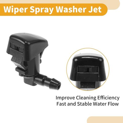 Windshield Washer Nozzle Kit for Ford Fusion 2008-2012 No.8E5Z17603A with Gaskets,Hose Connector,Fluid Hose in Saudi Arabia