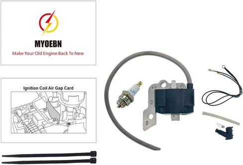 MOYEBN Ignition Coil with Spark Plug 1113-400-1300 fit for Stihl 030 030AV 031 031AV 1113 400 1300, 2 204 222 in Kuwait