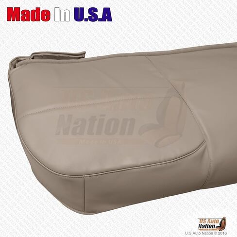 US Auto Nation 2008 2009 يناسب Ford F250 F350 F450 F550 XL مسطح - غطاء مقعد من الفينيل السفلي بلون أسمر ضارب للصفرة in Saudi Arabia