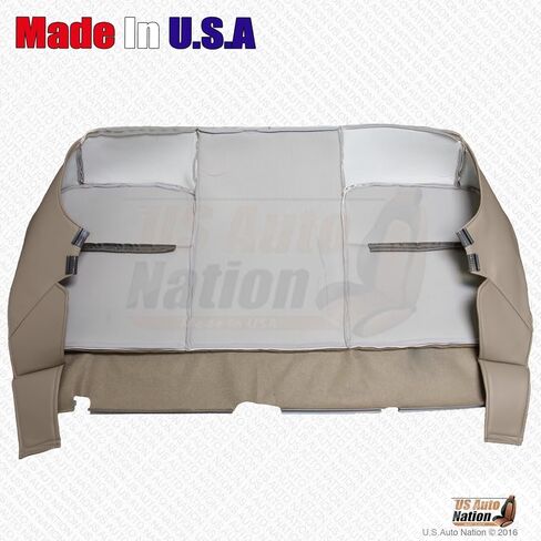 US Auto Nation 2008 2009 يناسب Ford F250 F350 F450 F550 XL مسطح - غطاء مقعد من الفينيل السفلي بلون أسمر ضارب للصفرة in Saudi Arabia