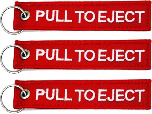 3x سلسلة مفاتيح باللون الأحمر/الأبيض قابلة للسحب مقاس 5 بوصات × 1 بوصة - واردات Apex (عبوة 3x) in Kuwait