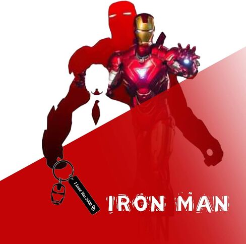 SUNSH I Love You 3000 هدايا سلسلة مفاتيح لطيفة لصديقها وزوجها وأبيها وهدايا رجالية لعيد الحب هدية له حلقات مفاتيح سوداء وأفكار هدايا جالنتين in Kuwait