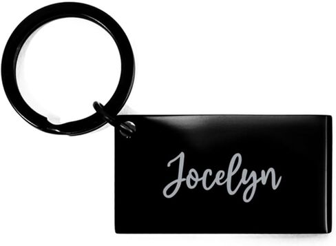 Jocelyn Keychain Personalized Name Gifts for Jocelyn Girls Women Her Birthday Christmas Stainless Steel Key Chain in Saudi Arabia