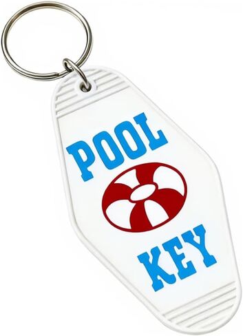 سلسلة مفاتيح Lemua Pool Key سلسلة مفاتيح فندقية بلاستيكية للنساء والرجال هدايا حمام السباحة in Kuwait