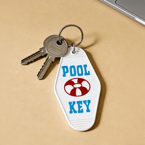 سلسلة مفاتيح Lemua Pool Key سلسلة مفاتيح فندقية بلاستيكية للنساء والرجال هدايا حمام السباحة in Kuwait