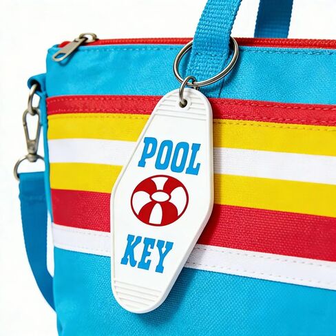 سلسلة مفاتيح Lemua Pool Key سلسلة مفاتيح فندقية بلاستيكية للنساء والرجال هدايا حمام السباحة in Kuwait