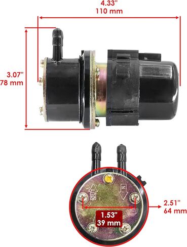 Caltric Fuel Pump Compatible with Yamaha XV1000 Virago 1000 1984 1985 / XV1100 Virago 1100 Special 1996-1998 in Saudi Arabia