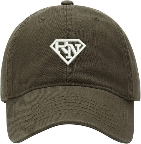 Baseball Cap Men Women Nurse RN Embroidered Unisex Classic Adjustable Strapback Dad Hat in Saudi Arabia