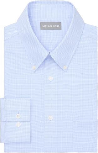 Michael Kors Men's Dress Shirt Ultra Wrinkle Free Stretch Regular Fit in Saudi Arabia