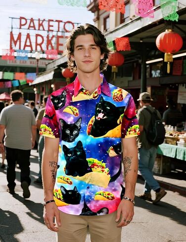 Men's Cinco De Mayo Shirts, Mexican Short Sleeve Botton Down Shirt S-4XL in Saudi Arabia