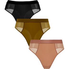Parade Women's Re:Play Dream High Rise Thong, Multi-Pack