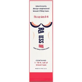 Bra-Less Bra, Instant Cleavage Sculpting Solution-Transparent Breast-Lifting Tape