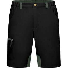 Little Donkey Andy Men's Golf Hiking Cargo Shorts Quick Dry Stretch Lightweight Outdoor Shorts with Zipper Pockets,9 Inch