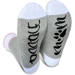 Doodle Mom Socks, Gift for Dog Pet Owner, Dog Mother, Dog Mama, Dog Lovers, Puppy Lovers, Novelty Gift for Thanksgiving Christmas Birthday Mother's Day, 1 Pair-12