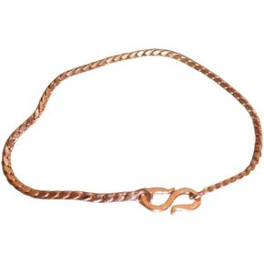 Pure Copper Bracelet, Copper sanke Bracelet for Men Women Handmade Copper sanke Chain Bracelet men Health anklet Jewelry
