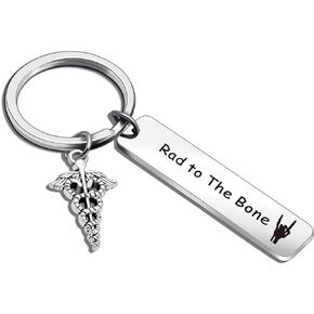 X Ray Technician Keychain Medical Gift Radiologist Gift Radiography Keychain For Radiographer Jewelry