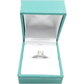 Deluxe Robin's Egg Blue Teal Jewelry Boxes for Necklace, Bracelet, Earrings and Watches (Pendant)