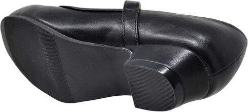 Girls' Dress Shoes Mary Jane Low Heel Flowers Cut Out Accents Leather Lining Insole Comfortable Memory Foam Cushion Wedding Party Princess Pump School Shoe in Kuwait