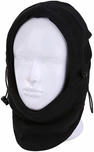 Flyusa 6 in 1 سميكة من الصوف الحراري Balaclava قلنسوة للرياح التزلج على الجليد والرياضة الخارجية قناع الوجه in Kuwait