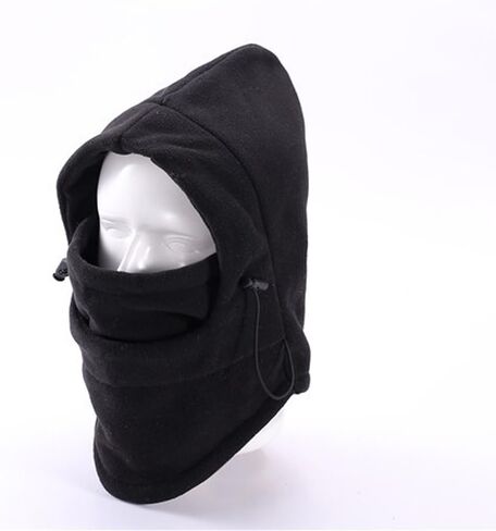 Flyusa 6 in 1 سميكة من الصوف الحراري Balaclava قلنسوة للرياح التزلج على الجليد والرياضة الخارجية قناع الوجه in Kuwait