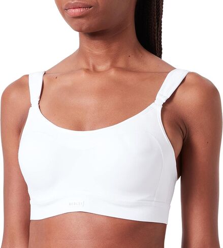 Women's Sf4 Extreme Impact Contour Underwire Sports Bra Ultimate Performance Crop Top , White, 40DD in Saudi Arabia