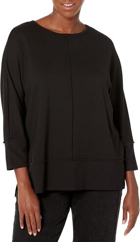 Jones New York Women's Serenity Knit 3q Dolman Sleeve Seam Detail Tunic in Kuwait