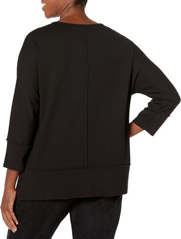 Jones New York Women's Serenity Knit 3q Dolman Sleeve Seam Detail Tunic in Kuwait