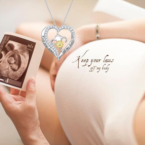 قلادة Uterus من الفضة الإسترلينية S925 تبقي قوانيرك خارج جسدي برو تشويس حقوق إجهاض قلادة نسائية هدية مجوهرات Uterus in Kuwait