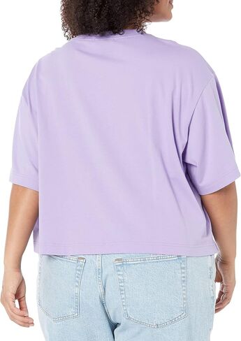 Amazon Essentials Women's Organic Cotton Drop Shoulder Relaxed Boxy Short-Sleeve T-Shirt (Available in Plus Size) in Saudi Arabia