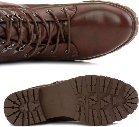 حذاء RF ROOM OF FASHION نسائي برباط وكعب منخفض من الكاحل إلى منتصف الساق القتالية in Kuwait