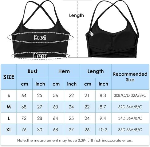 Workout Sports Bras for Women Padded Backless Low Impact Fitness Yoga Bra Criss-Cross Strappy Cropped Tank Top in Saudi Arabia