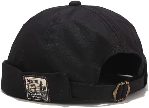 Mongous رجل القطن التصحيح حافة حافة الجمجمة كاب البحرية كاب توالت الكفة الرجعية قبعة صغيرة in Kuwait