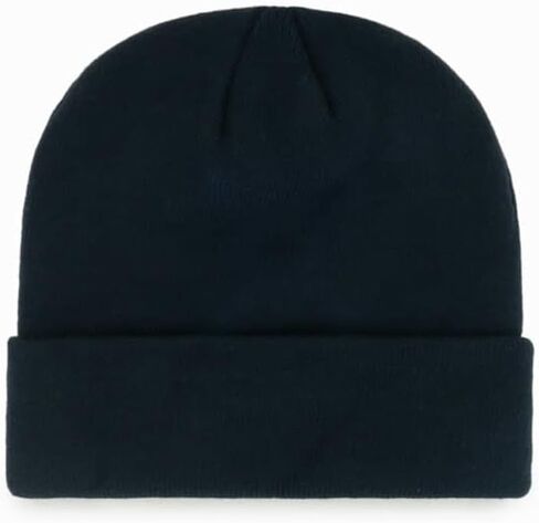 '47 Florida Atlantic Owls Mens Womens Raised Cuff Knit Stretch Fit Navy Beanie with Team Color Logo, Navy, One size in Saudi Arabia