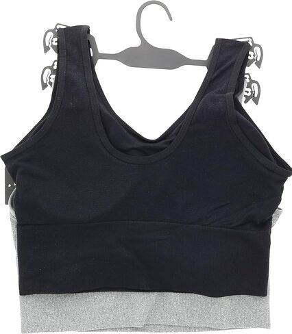 طقم حمالة صدر مريحة للنساء مقاس كبير بدون خياطة طويلة (قطعتان) in Kuwait