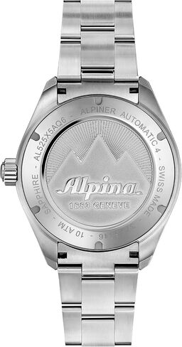 Alpina Men's AL-525BS5AQ6B Alpiner 4 Analog Display Swiss Automatic Silver Watch in Saudi Arabia