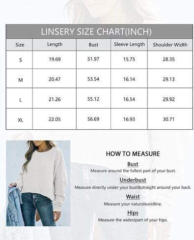 TIKSAWON Women's Crew Neck Cropped Sweaters Batwing Long Sleeve Knit Pullover Loose Oversized Chunky Jumper Tops in Saudi Arabia