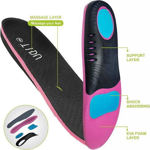 أحذية تقويم العظام النسائية قوس دعم النعال لالتهاب اللفافة الأخمصية السكري عادية الانزلاق على البغال مريحة المشي قماش متعطل in Kuwait