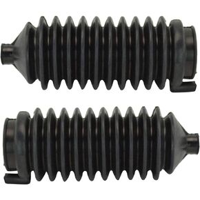 TRQ Rack Pinion Inner Tie Rod Steering Bellow Boot LH RH Pair Compatible with Chevy GMC Buick