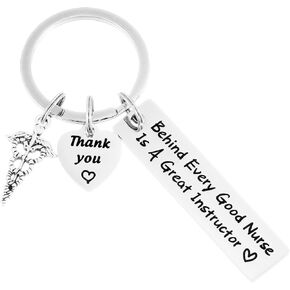 Nurse Preceptor Keychain Gifts for Women Men Male Nurse Teacher Gifts Nursing Clinical Instructor Appreciation Best Nurse Professor Jewelry Clinical Instructor Keychain