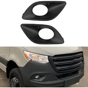 Front Bumper Fog Light Grilles Cover Trim For Mercedes-Benz Sprinter W907 W910 2018 2019 2020 2021 2022 9108854300 9108854400