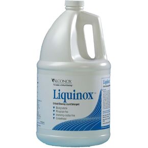 Alconox 1201 Liquinox Anionic Critical Cleaning Liquid Detergent, 8.5pH, 1:100 Dilution Ratio, 1 Gallon Plastic Bottle