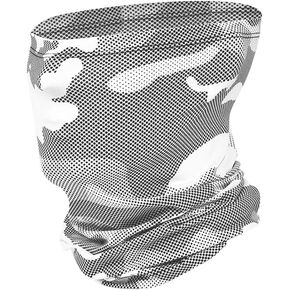 Camouflage Face Mask Sun Protection Dustproof Stretchy Neck Gaiter Ice Silk Collar Bandana Balaclava