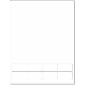 Patient ID Integrated Labels, Medication Labels, 8 per Sheet, Size 2"x1" Each (500 Per Box)