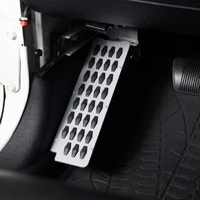 JK Dead Pedal Left Side Foot Rest Kick Panel for 2007-2018 Jeep Wrangler JK & Wrangler Unlimited